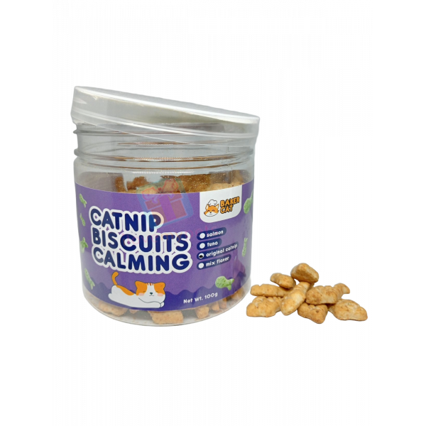 Baker Cat Calming Catnip Biscuits, 4 flavors 100 grams