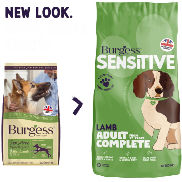 Burgess Sensitive Dog Adult Lamb 2kg