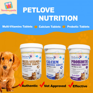 PetLove Nutrition, 3 Variants: Calcium D...
