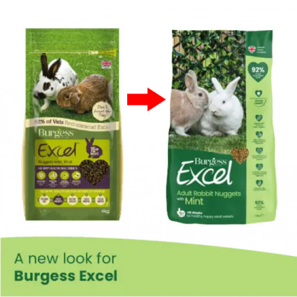 Burgess Excel Adult Rabbit Nuggets with ...