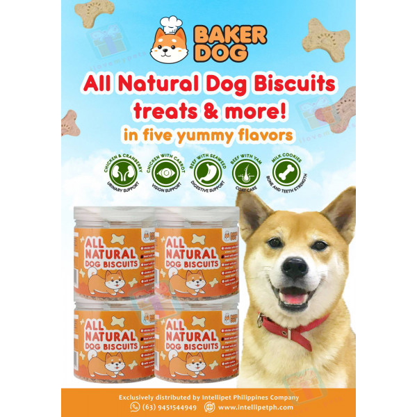 Baker Dog All Natural Dog Biscuits 100 g...