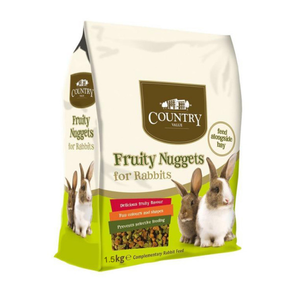 Burgess Country Value Fruity Nuggets for Rabbits 1.5 kg