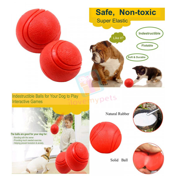 Happy Pet Fetch Rubber Ball Small