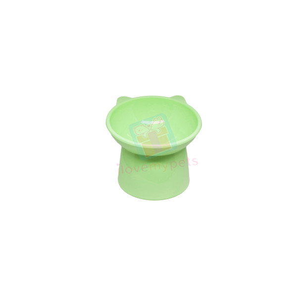 Happy Pets Slanted Tilted Elevated Food Bowl with Small Ear