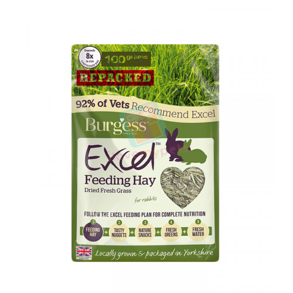 Burgess Excel Feeding Hay Dried Fresh Grass Repacked