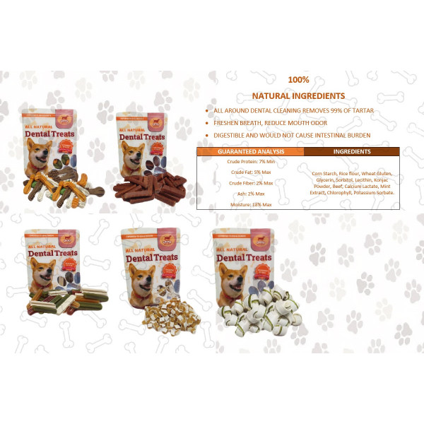 Chewie Chews  Treats 75 grams, - Natural Chicken and Cod Training Treats:  120 yummy bits