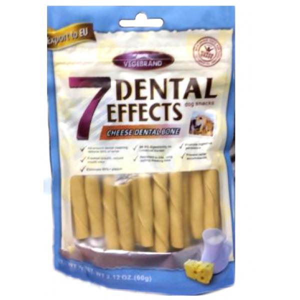 Vegebrand 7 Dental Effects Dog Treats Small Stick 60g