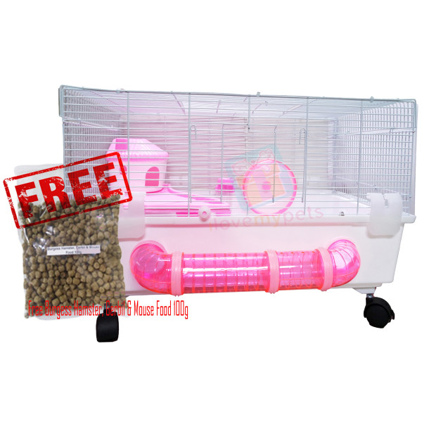 Happy Pets Big Hamster House w/ Tubing and Accessories
