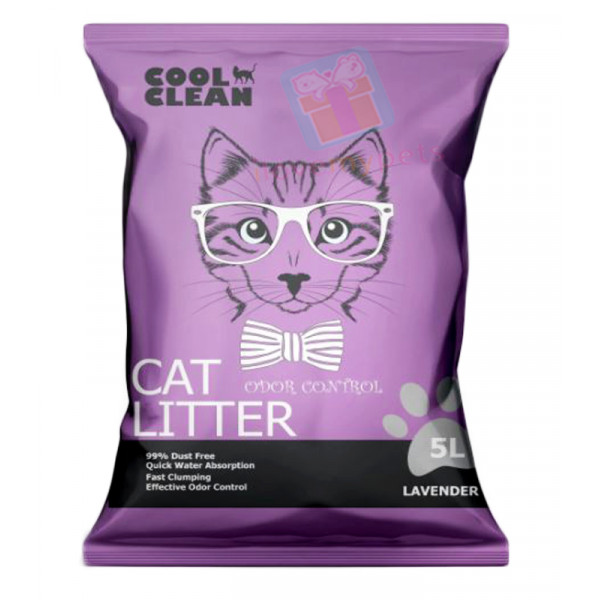 Cool Clean Clumping Cat Litter 5L/4.1kg