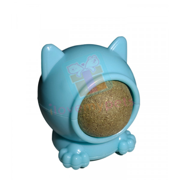 Happy Pets Cat Shape Catmint Ball w/ Stand