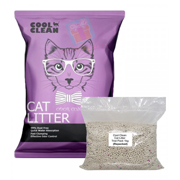 Cool Clean Clumping Cat Litter Trial Pac...