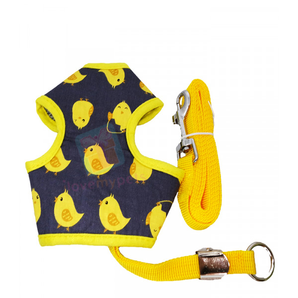 Cute Cotton Cloth Harness with Leash (Me...