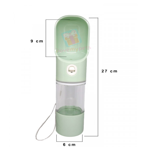 Carno Portable Dog Water Bottle 200 ml (Leak-proof)