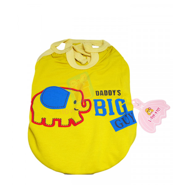 Lollypop Pet Cotton T-Shirt (Daddy's Big Guy) XL