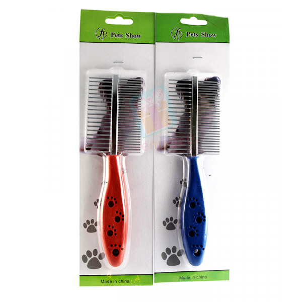 Dog comb, double sided