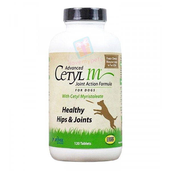 Advanced cetyl m joint action formula for dogs 120 tablets Response Advanced Cetyl M 120 Tablets