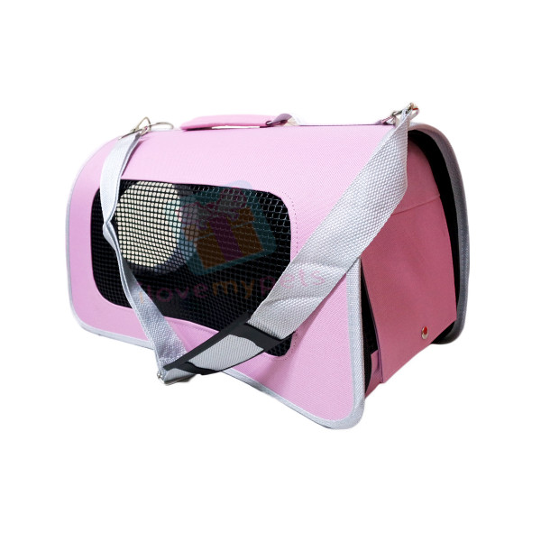 Happy Pets Dog/Cat Carrier w/ Front Drawstring Opening for Medium Pets