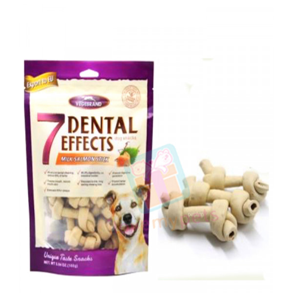Vegebrand 7 Dental Effects Dog Treats Bone 160g (10-12 pcs)