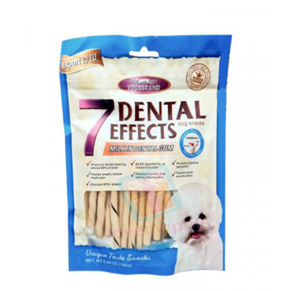 Vegebrand 7 Dental Effects Dog Treats Sticks 160g (24 pcs.)