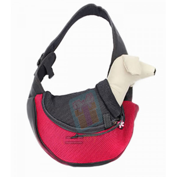 Pet carrier bag, portable travel sling shoulder bag small
