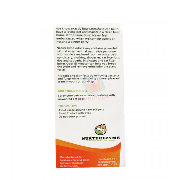 Nurturezyme Odor Eliminator and Disinfection Spray, 250 ml