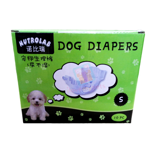 Nutrolab Scented Dog Diaper S 10's