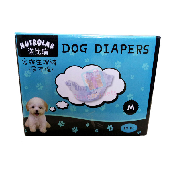 Nutrolab Scented Dog Diaper M 10's