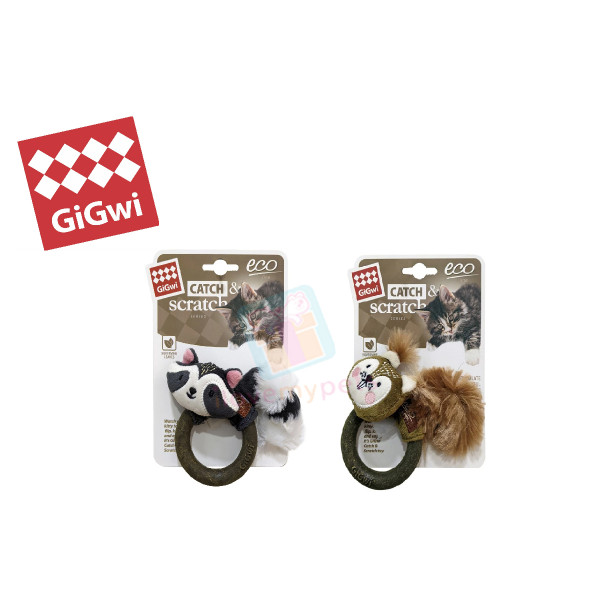 GiGwi - Catch and Scratch Eco line with Silverine Ring - 2 design available