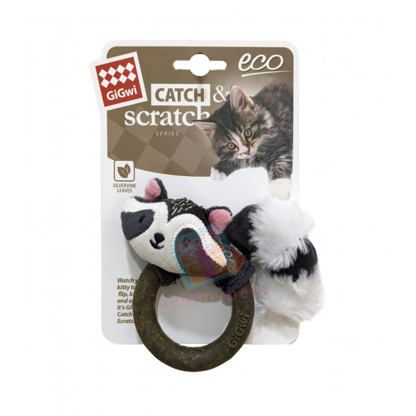 GiGwi - Catch and Scratch Eco line with Silverine Ring - 2 design available