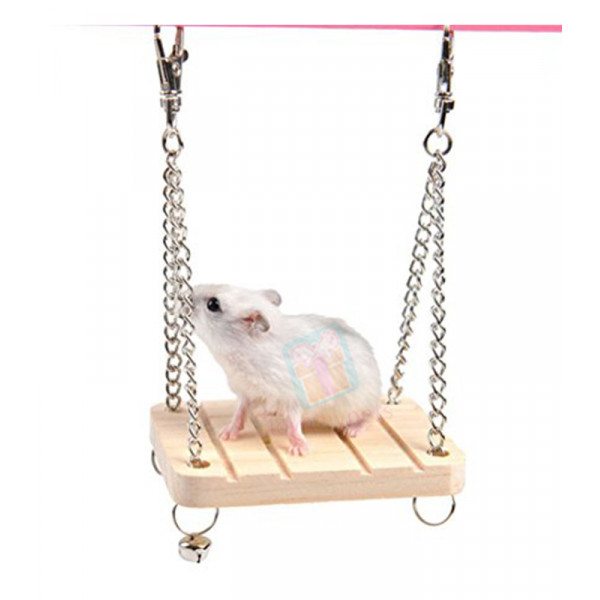 Carno Wooden Swing for Hamsters