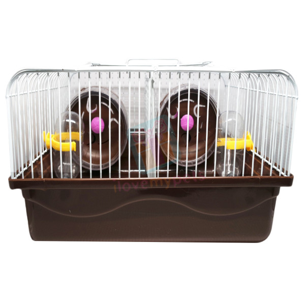 Happy Pets Hamster Cage W/ Divider, Medi...