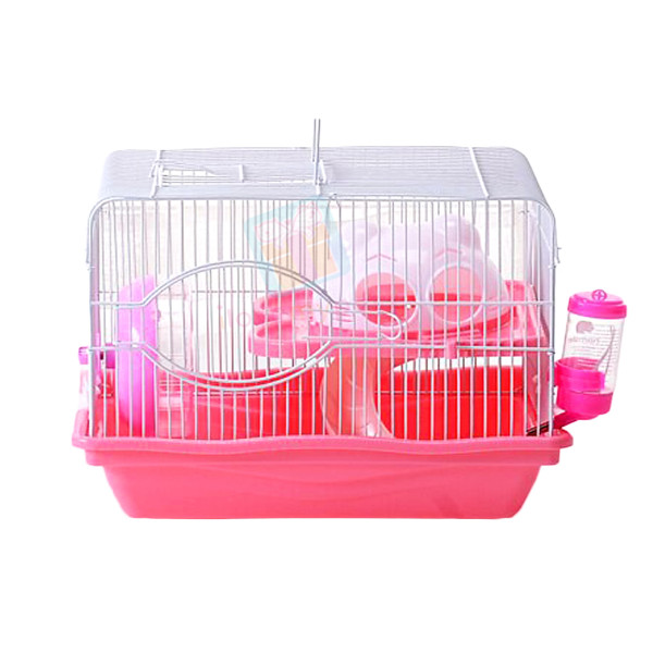 Happy Pets  Hamster Cage, Kitty House Design W/ Accessories