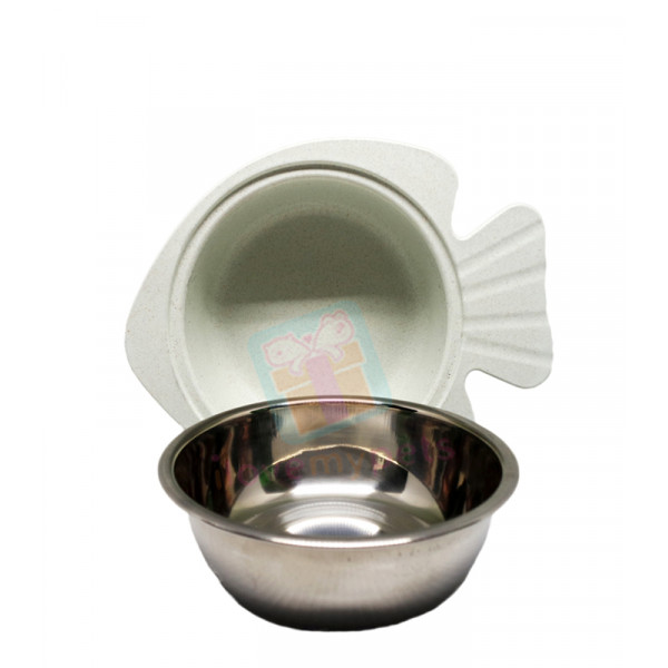 Carno Cat Dish ( For  Water/Food ,Stainless Steel Bowl )