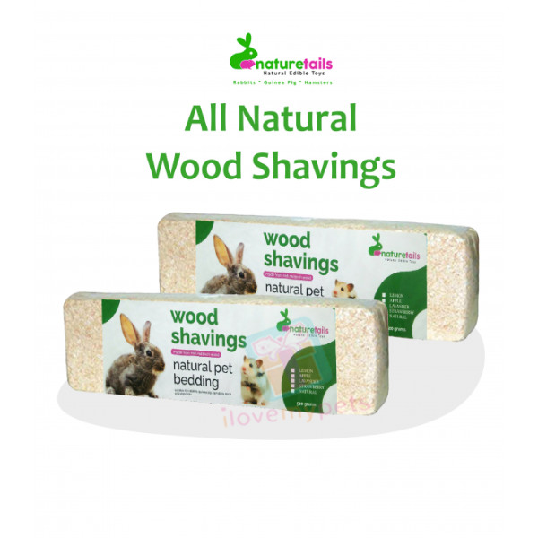Naturetails  Wood Shavings 500 grams APPLE - Organic Birch Wood Shavings, Original Packaging 