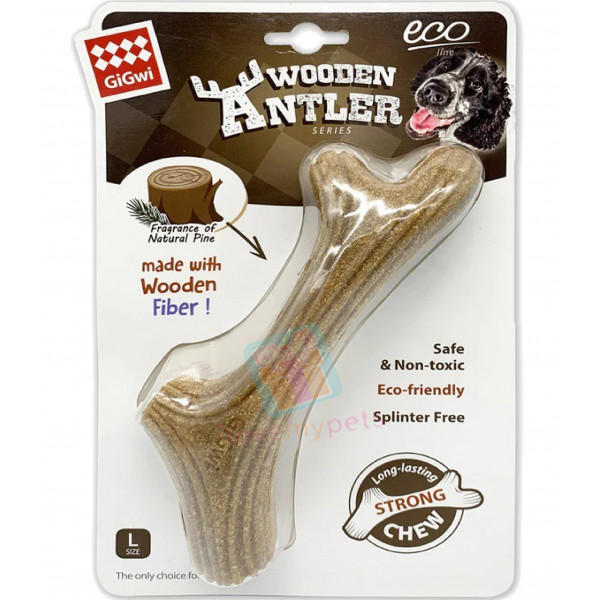 Gigwi Wooden Antler series - Safe, Non-Toxic, Splinter Free - Available in 3 sizes