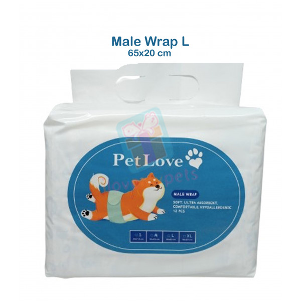 Petlove Male Wrap (Belly Wrap) Large