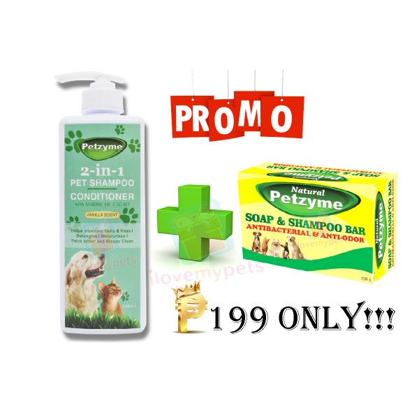 PETZYME 2-IN-1 SHAMPOO AND CONDITIONER W...