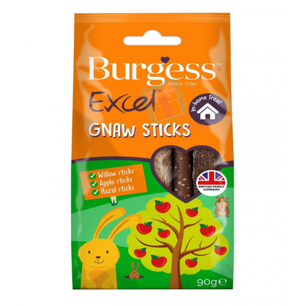 Burgess Excel Snacks Gnaw Sticks 90g
