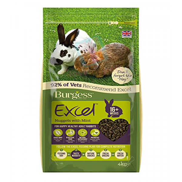 Burgess Excel Adult Rabbit Nuggets with ...