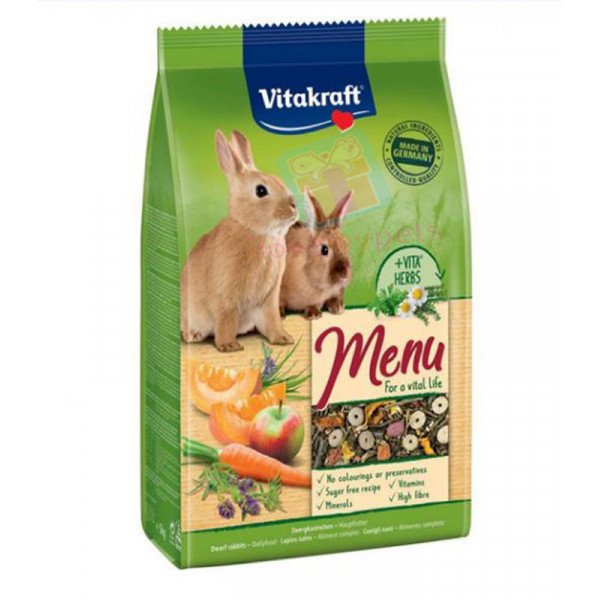 Vitakraft Menu Rabbit food 1 kilo