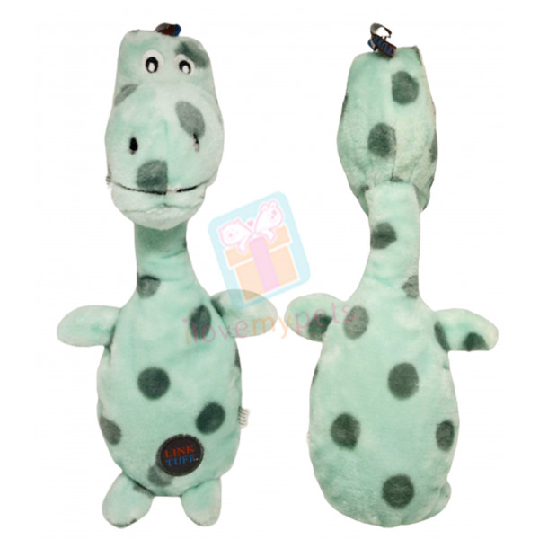 Squeakeroo Linktuff Polka Dot Plush Toy W/ Crinkle Squeaker - 2 Design Available