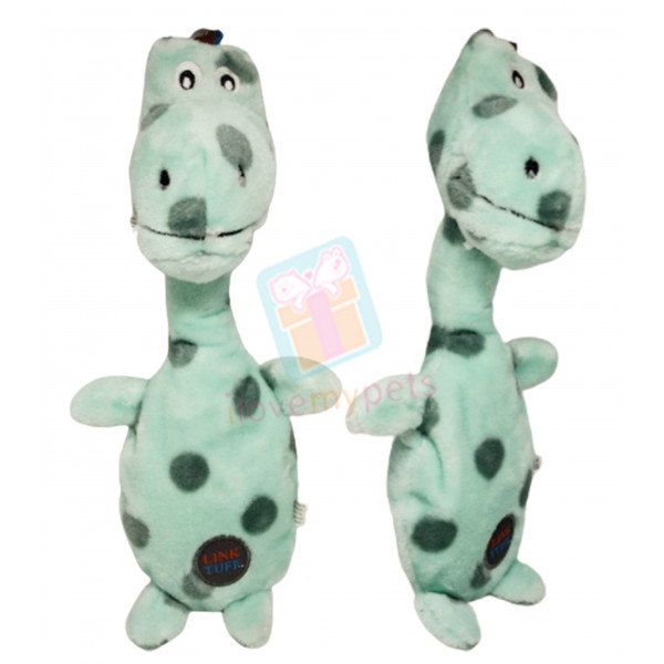 Squeakeroo Linktuff Polka Dot Plush Toy W/ Crinkle Squeaker - 2 Design Available