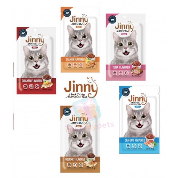 Jinny Cat Treats 35g - available in diff...