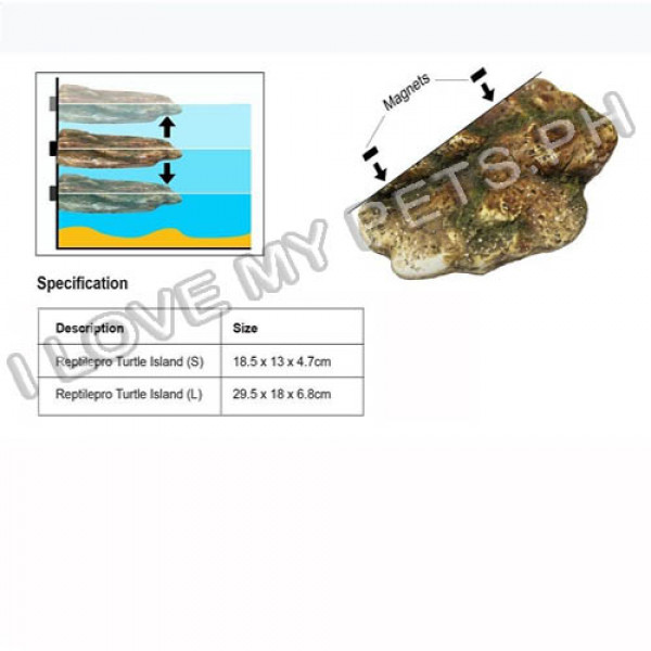 Reptile Pro Turtle Island (Magnetic Floating Platform)