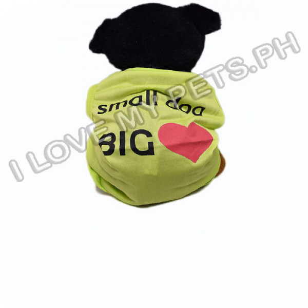 Small Dog, Big Heart Polyester Shirt (Li...