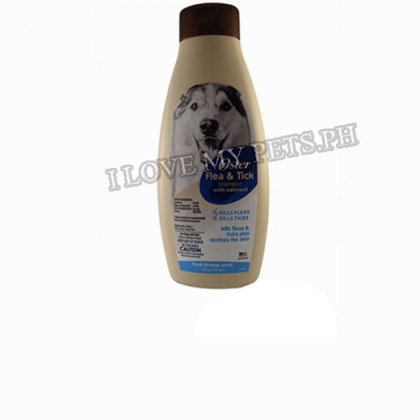 Oster oatmeal natural flea and tick fresh breeze shampoo, 18oz (532ml)
