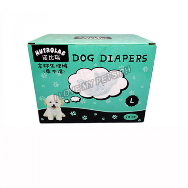 Nutrolab Scented Dog Diaper L 10's