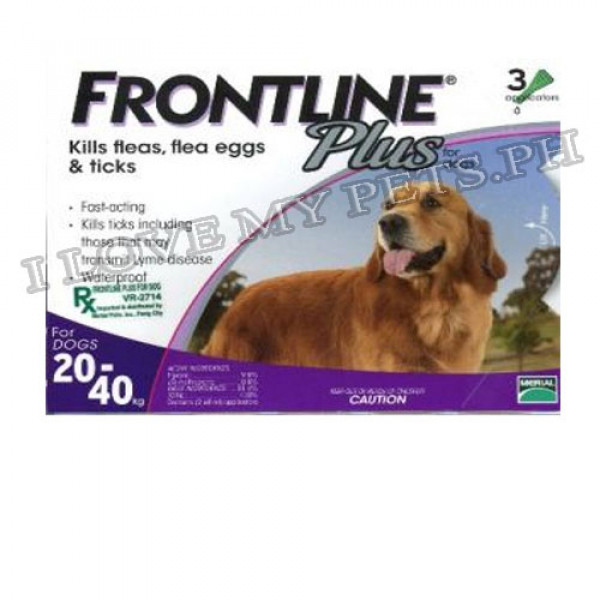 FrontLine Spot On Plus for Dogs large (3 doses)