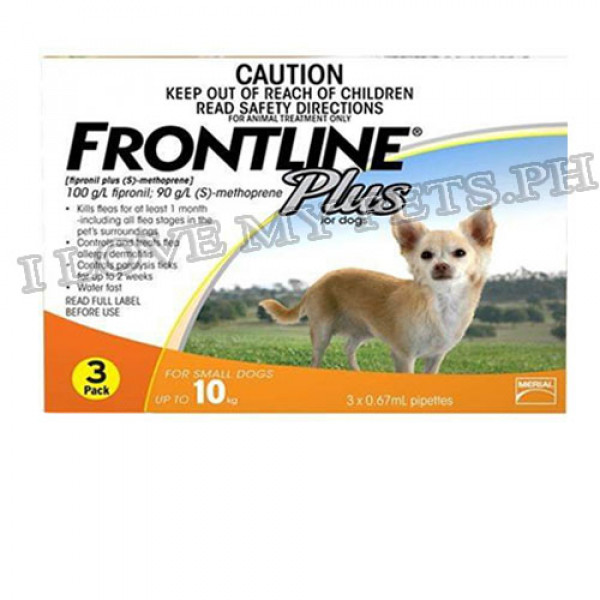 FrontLine Spot On Plus for Dogs small (3...