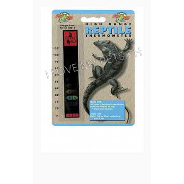 Zoomed high range reptile thermometer